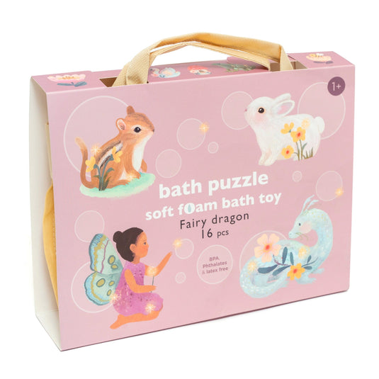 Soft foam bath puzzle fairy