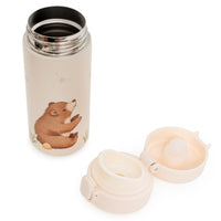 Stainless steel insulated drinking bottle bear and stars