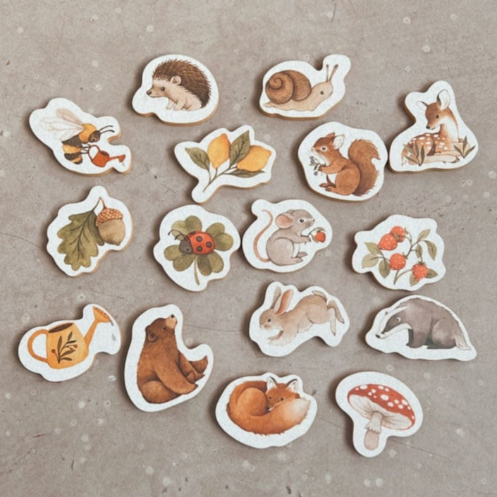 Soft foam bath puzzle bear and friends