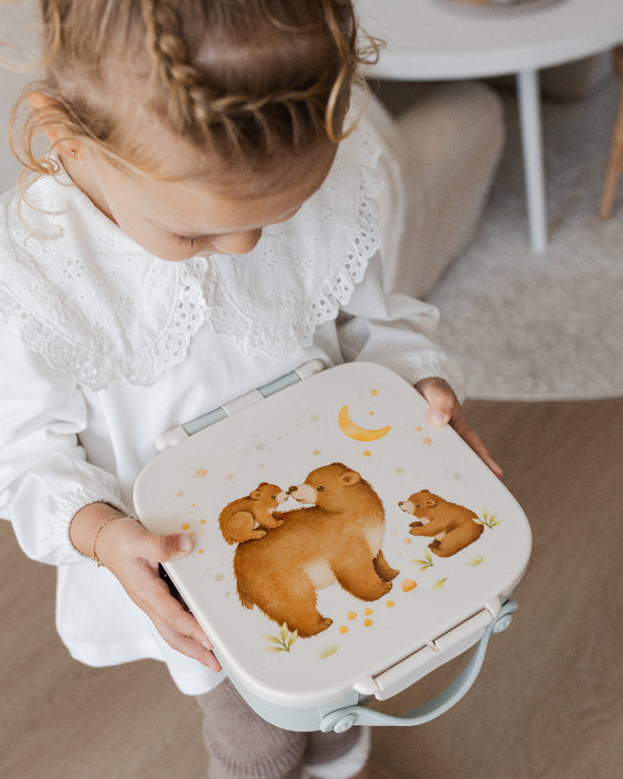 Bento lunch box bears and stars LB56Bc