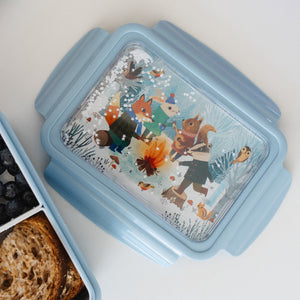 Lunchbox bento bonfire animalsLB52f