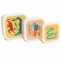 Lunchbox set upside down animalsLB56