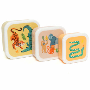 Lunchbox set upside down animalsLB56b