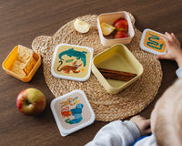 Lunchbox set upside down animalsLB56c