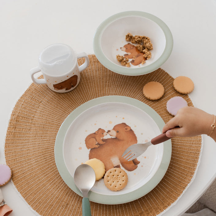 Melamine bowl bear and stars MB19f
