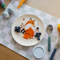 Melamine plate fox MP43b