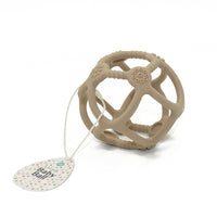 Silicone baby ball taupe 0 yrs+