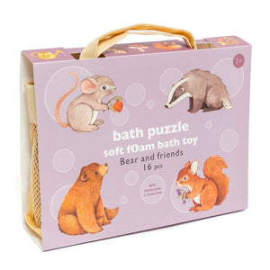 Soft foam bath puzzle bear and friendsPMBT4