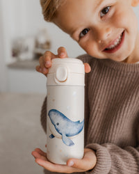 Stainless steel insulated drinking bottle whale VSB7c