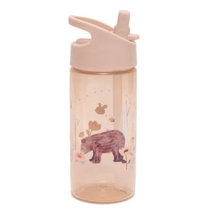 Drinking bottle humming bear linen 