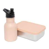 Stainless steel drinking bottle dawn rose