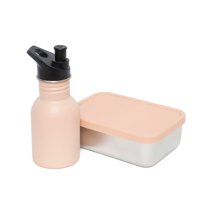 Stainless steel lunchbox Riley dawn rose