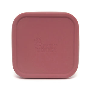 Stainless steel lunchbox Lucy mahogany rose