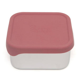 Stainless steel lunchbox Lucy mahogany rose