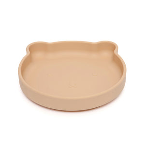Silicone suction plate bear honey