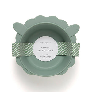 Petit Monkey bowls lammy slate green