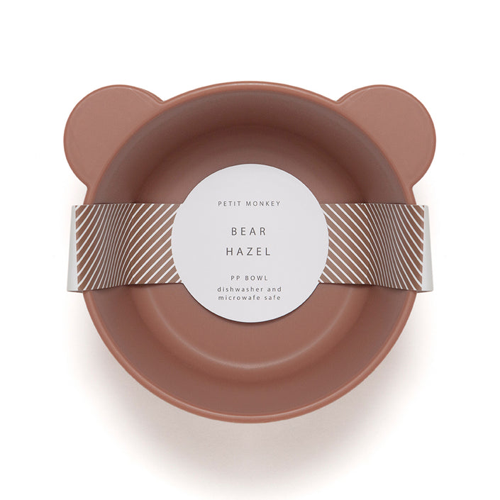Petit Monkey bowls bear hazel