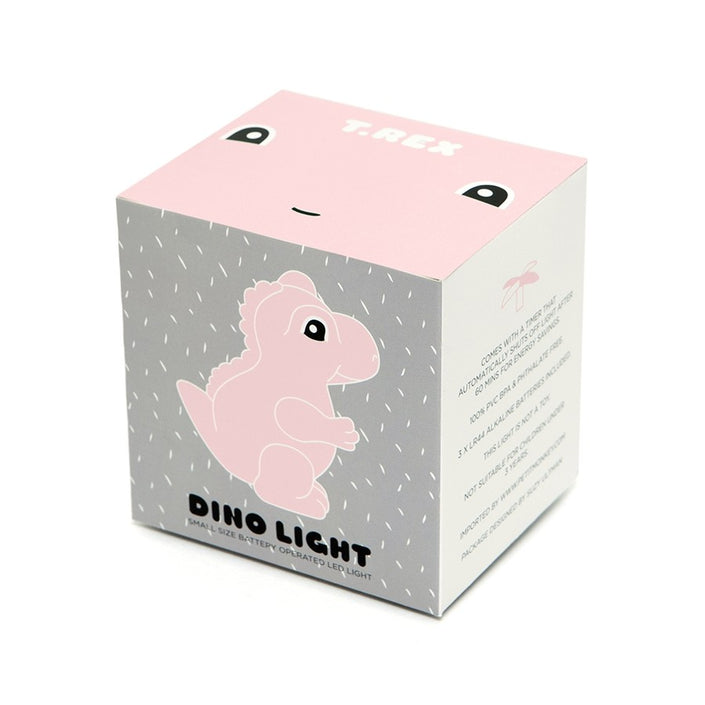 Dino night light t-rex peach