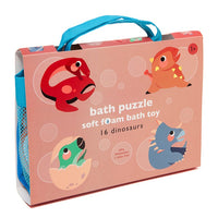 Soft foam bath puzzle dinosaurs