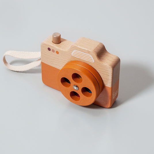 Wooden camera orange