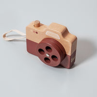 Wooden camera brown