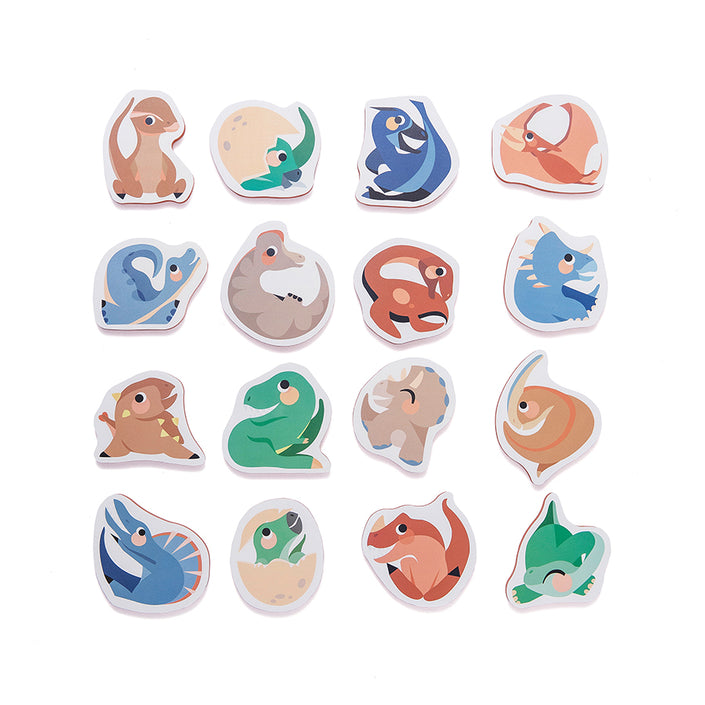 Soft foam bath puzzle dinosaurs