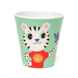 Melamine cup mint lion & tiger