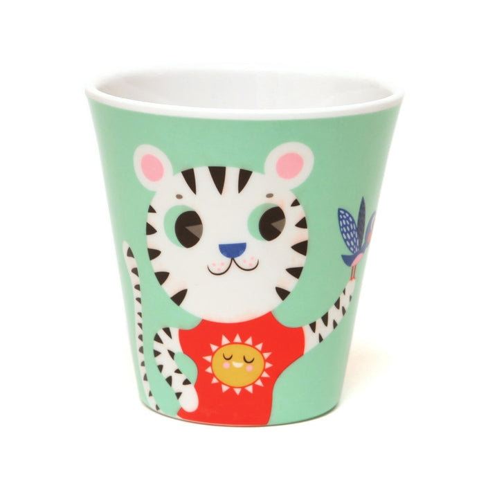 Melamine cup mint lion & tiger