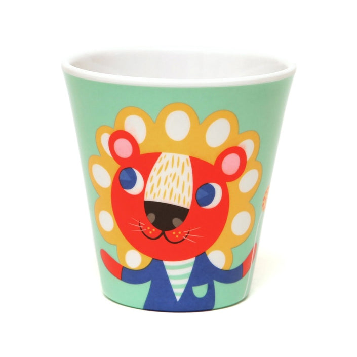 Melamine cup mint lion & tiger