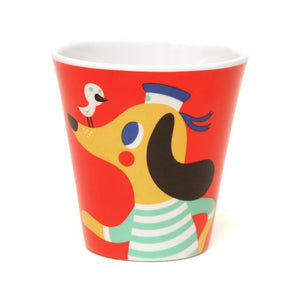 Melamine cup red wolf & dog