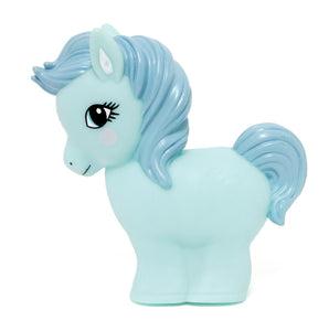Horse night light light blue