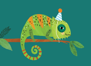 Postcard Cameleon