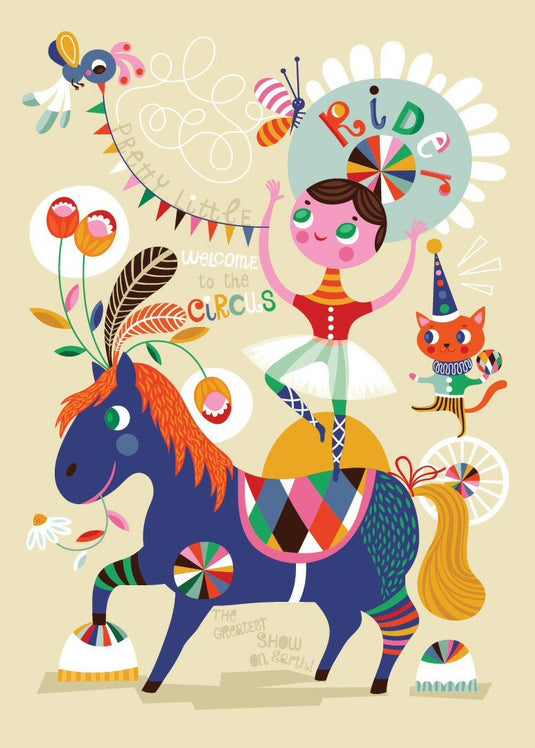 Poster Pretty Little Rider 50 x 70 cm