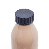 Stainless steel drinking bottle drops peach