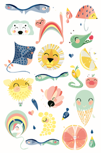 Tattoos Shiny lion glow in the dark