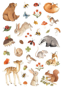 Tattoos a day in the woods