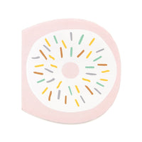 Wooden letter D - donut