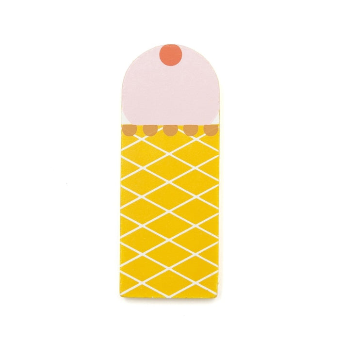 Wooden letter I - icecream