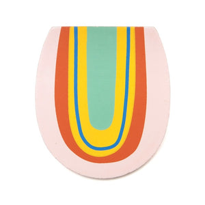 Wooden letter U - upside down