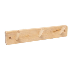 Wooden coat rack 3 hooks